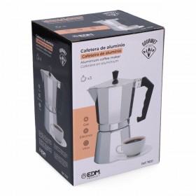 Caffettiera Italiana EDM   Alluminio 3 Tazze