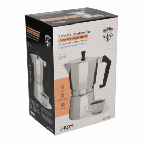 Caffettiera Italiana EDM   Alluminio 6 Tazze