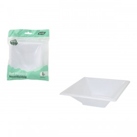 Set da Aperitivo Algon Plastica 250 ml 12 x 12 x 2 cm 6 Pezzi (36 Unità)