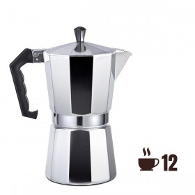Caffettiera Italiana EDM Alluminio 12 Tazze