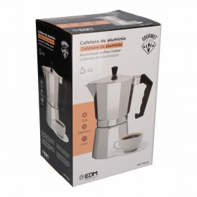 Caffettiera Italiana EDM Alluminio 12 Tazze
