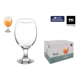 Set di Bicchieri La Mediterránea MUSKI 0,4 l 6 Pezzi (4 Unità)