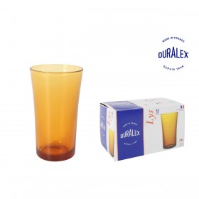 Set di Bicchieri Duralex Lys Ambra 280 ml 6 Pezzi (12 Unità)
