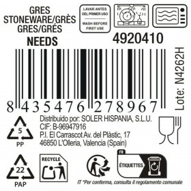 Tazza La Mediterránea Needs 90 ml (36 Unità)