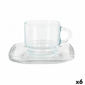Set di 6 Tazze con Piatto LAV Cozy (6 Unità)