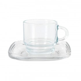 Set di 6 Tazze con Piatto LAV Cozy (6 Unità)