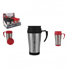 Tazza Thermos con Coperchio ThermoSport Travel Rosso 400 ml (12 Unità)