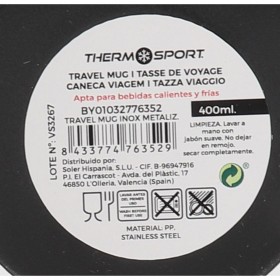 Tazza Thermos con Coperchio ThermoSport 400 ml (12 Unità)