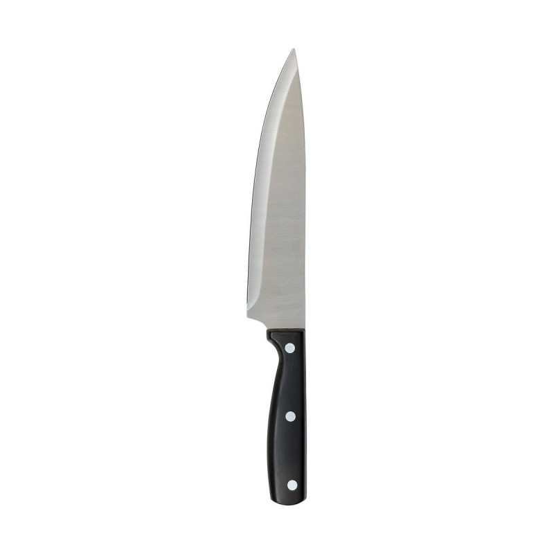 Coltello da Cucina Nero Acciaio inossidabile ABS 20 cm
