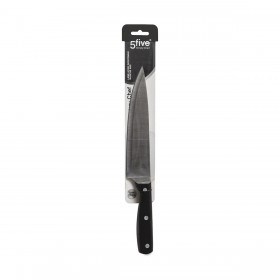 Coltello da Cucina Nero Acciaio inossidabile ABS 20 cm