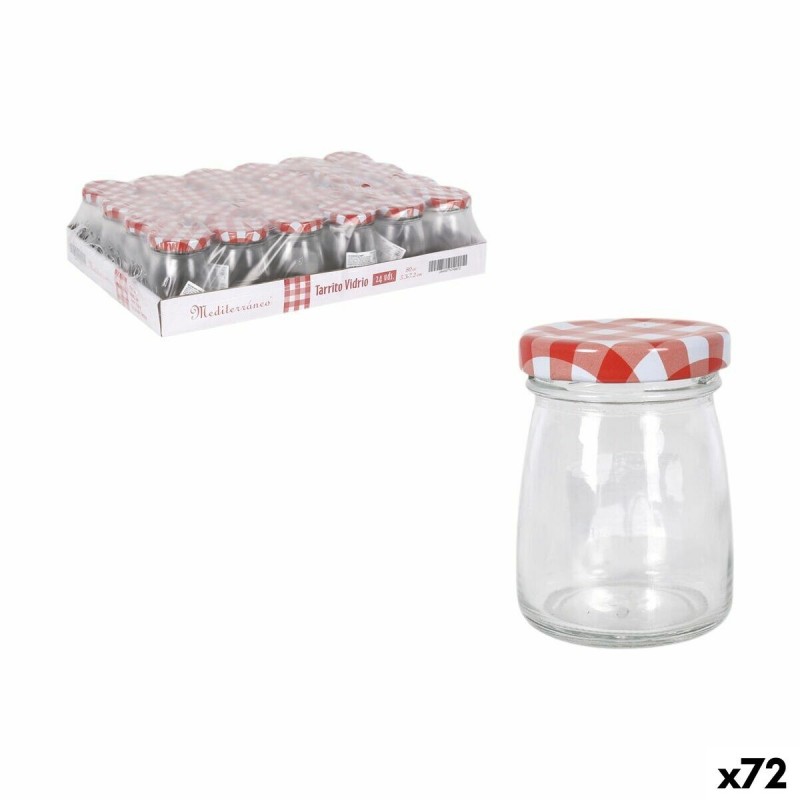 Barattolo di Vetro Mediterraneo 80 ml (72 Unità)