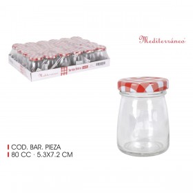 Barattolo di Vetro Mediterraneo 80 ml (72 Unità)