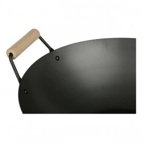 Padella Wok Secret de Gourmet Nero Acciaio inossidabile Ø 35 cm