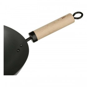 Padella Wok Secret de Gourmet Nero Acciaio inossidabile Ø 35 cm