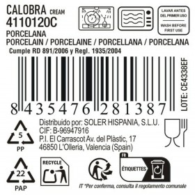 Teglia da Cucina La Mediterránea Calobra 26,5 x 14 cm (24 Unità)