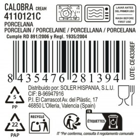Teglia da Cucina La Mediterránea Calobra 31,2 x 17,5 cm (24 Unità)