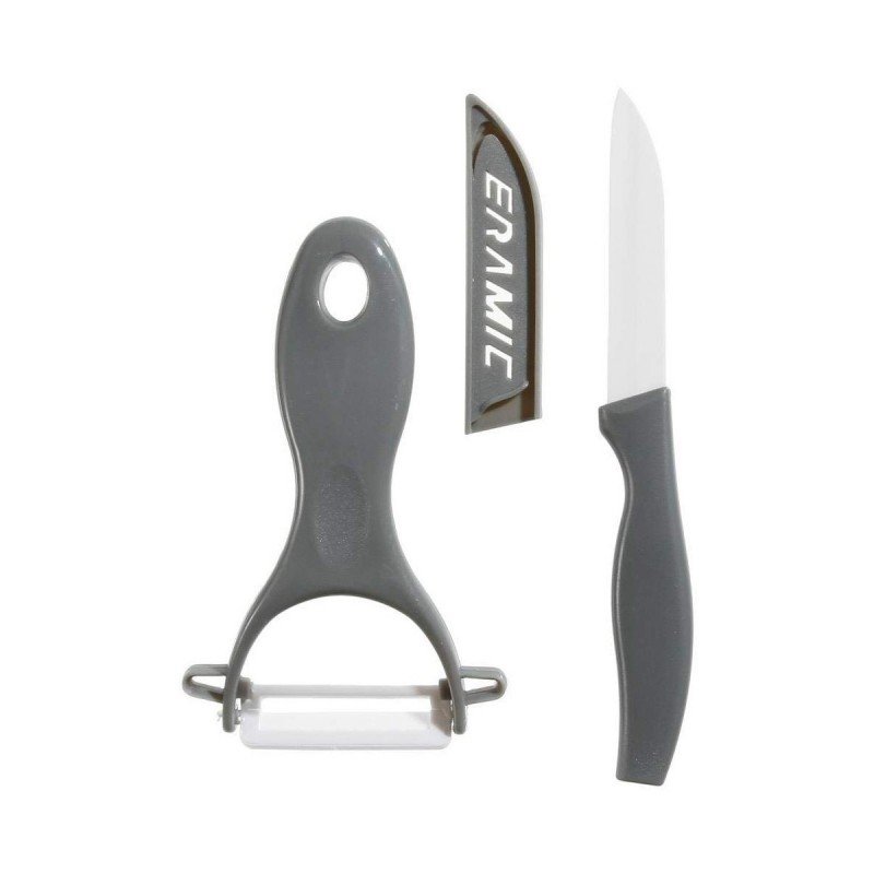 Coltello Spelucchino 5five Simply Smart Grigio Ceramica 17,5 cm