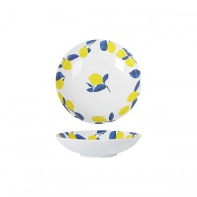 Piatto Fondo La Mediterránea Limone 21 x 5,3 cm (24 Unità)