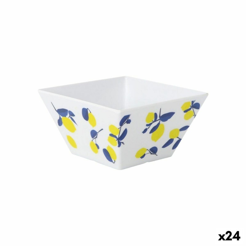 Ciotola per Aperitivi La Mediterránea Limone 13 x 13 x 7 cm (24 Unità)