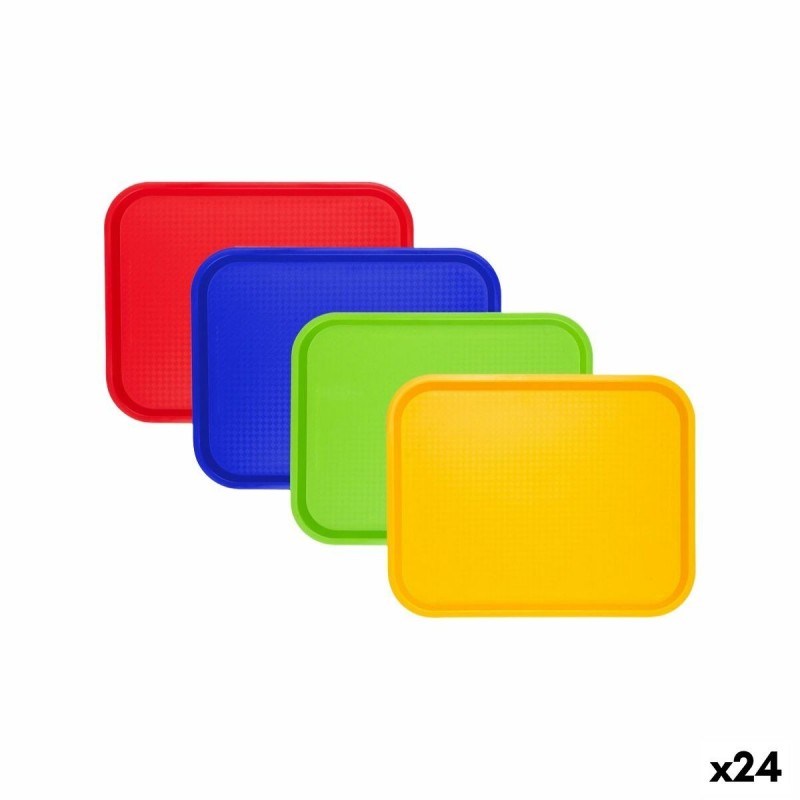 Vassoio Quttin Plastica 35 x 27 x 2,2 cm (24 Unità)
