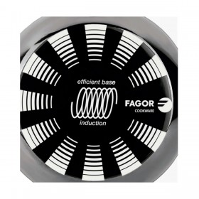 Padella FAGOR Indutherm Nero Acciaio Smaltato (Ø 28 cm)