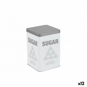Barattolo in Metallo Quttin SUGAR (12 Unità)