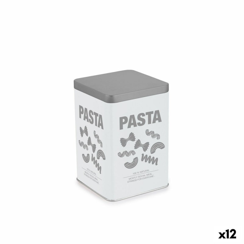 Barattolo in Metallo Quttin PASTA (12 Unità)