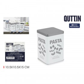 Barattolo in Metallo Quttin PASTA (12 Unità)