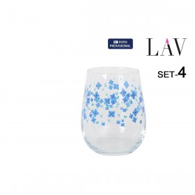 Set di Bicchieri LAV GAIA 4 Pezzi (6 Unità)