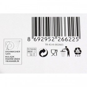 Set di Bicchieri LAV 6 Pezzi (4 Unità)