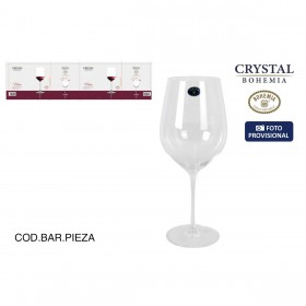 Set di calici da vino Bohemia Crystal Uria Cristallo (6 Unità)