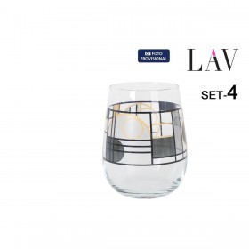 Set di Bicchieri LAV GAIA 4 Pezzi (6 Unità)