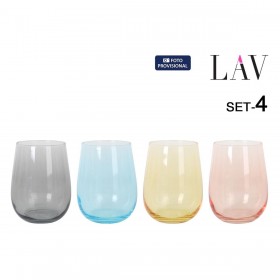 Set di Bicchieri LAV GAIA 4 Pezzi (6 Unità)