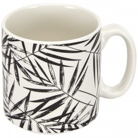 Set di 4 Tazze Mug Secret de Gourmet Con supporto Porcellana