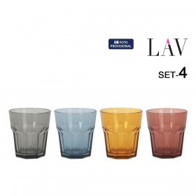 Set di Bicchieri LAV ARA 4 Pezzi (6 Unità)