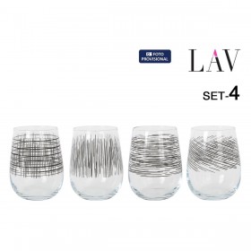 Set di Bicchieri LAV GAIA 4 Pezzi (6 Unità)