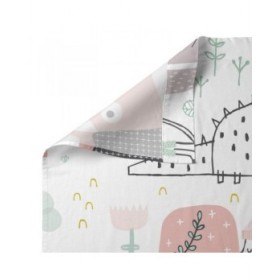 Set di Lenzuola HappyFriday Moshi Moshi Best buddies  Multicolore Singolo 2 Pezzi