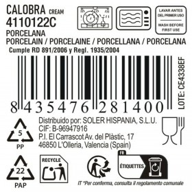 Teglia da Cucina La Mediterránea Calobra 34,1 x 20,7 cm (12 Unità)