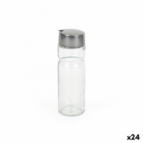 Oliera Quttin Trasparente Argentato Vetro 0,2 L 5 x 5 x 15 cm (24 Unità)