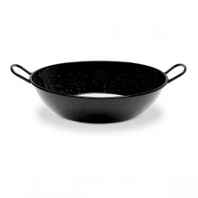 Padella Vaello Nero Acciaio Multicolore Ø 32 cm Acciaio Smaltato
