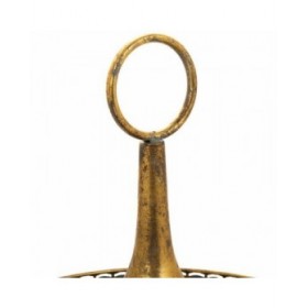 Centrotavola Alexandra House Living Oro Ferro 39 x 43 x 39 cm