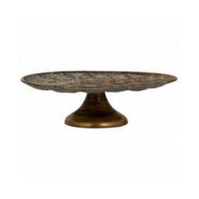 Centrotavola Alexandra House Living Oro Ferro 48 x 15 x 48 cm