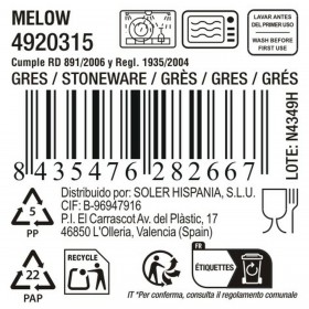 Teglia da Cucina La Mediterránea Melow Ovale (24 Unità)