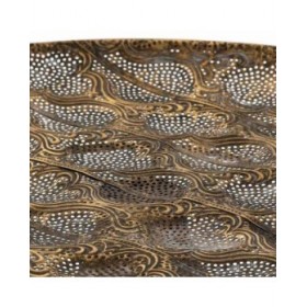 Centrotavola Alexandra House Living Oro Ferro 48 x 15 x 48 cm