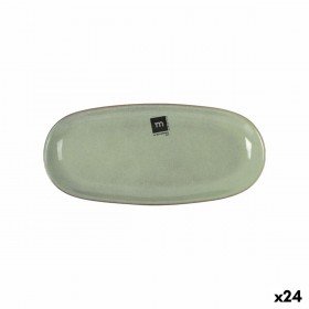 Teglia da Cucina La Mediterránea Macarella green Ovale 25 x 12 x 2,2 cm (24 Unità)
