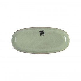 Teglia da Cucina La Mediterránea Macarella green Ovale 25 x 12 x 2,2 cm (24 Unità)