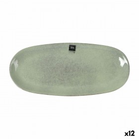Teglia da Cucina La Mediterránea Macarella green Ovale 33 x 14,8 x 2,7 cm (12 Unità)