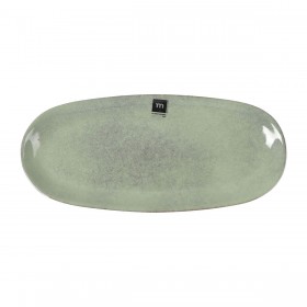 Teglia da Cucina La Mediterránea Macarella green Ovale 33 x 14,8 x 2,7 cm (12 Unità)