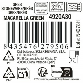Tazza Mug La Mediterránea Macarella green 320 ml 0,32 L (36 Unità)