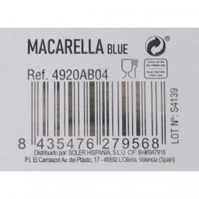 Piatto da pranzo La Mediterránea Macarella blue Ø 16 cm (24 Unità)
